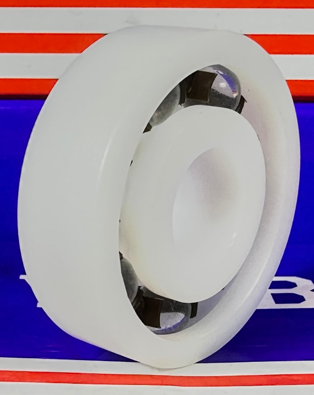 Acetal/POM Plastic Bearing 6302 - Glass Balls - 15x42x13mm