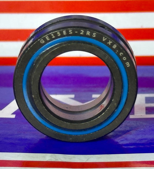 GE15ES-2RS Double Sealed Plain Bearing 15x26x12 Spherical Bearing