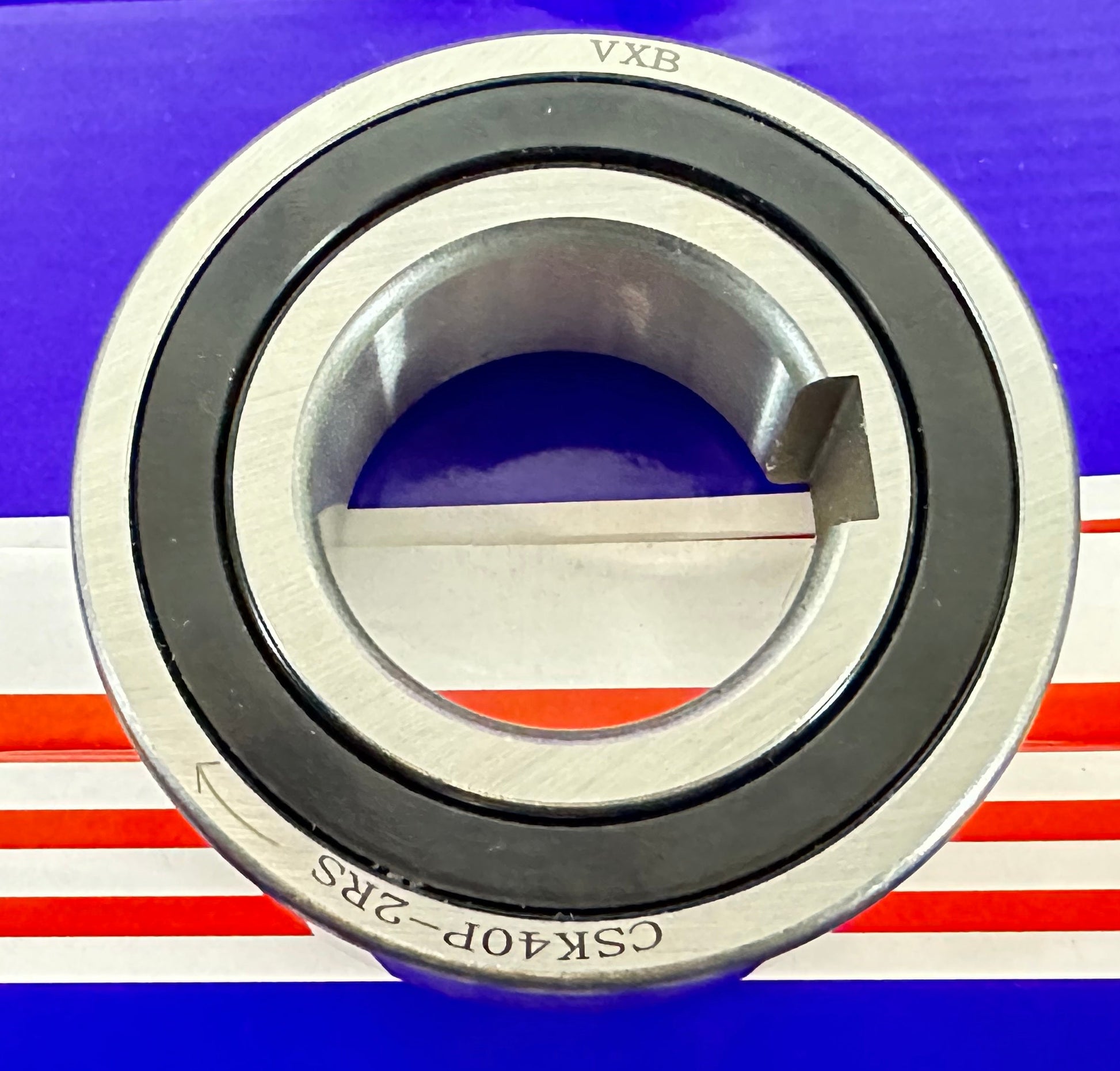 CSK40P-2RS One-Way Bearing Sealed Sprag Freewheel Clutch Bearing With One Key-way on the inner Ring