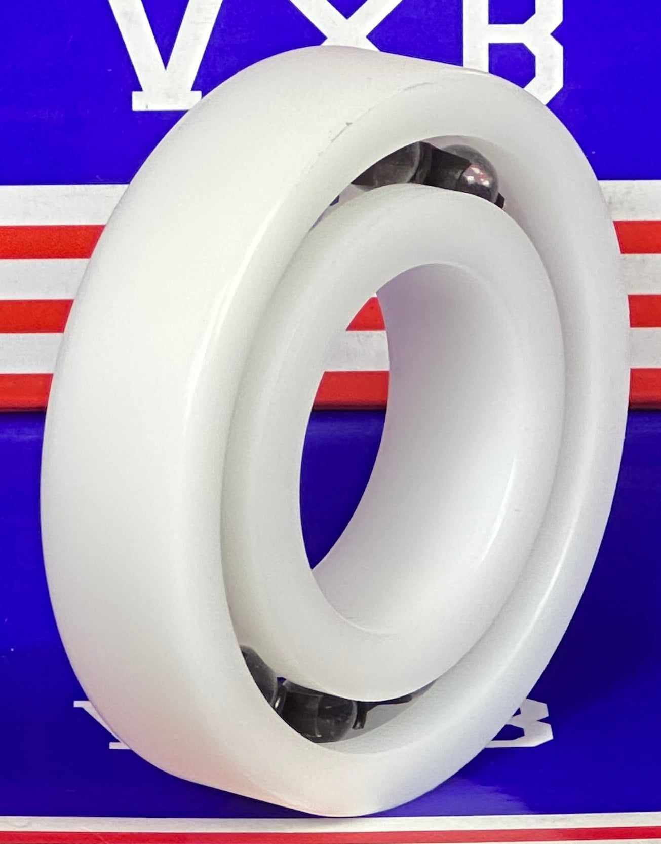 Acetal/POM Plastic Bearing 6207 - Glass Balls - 35x72x17mm
