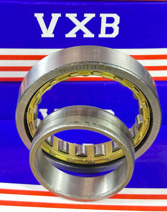 NU1009M Cylindrical Roller Bearing 45x75x16mm Bronze Cage
