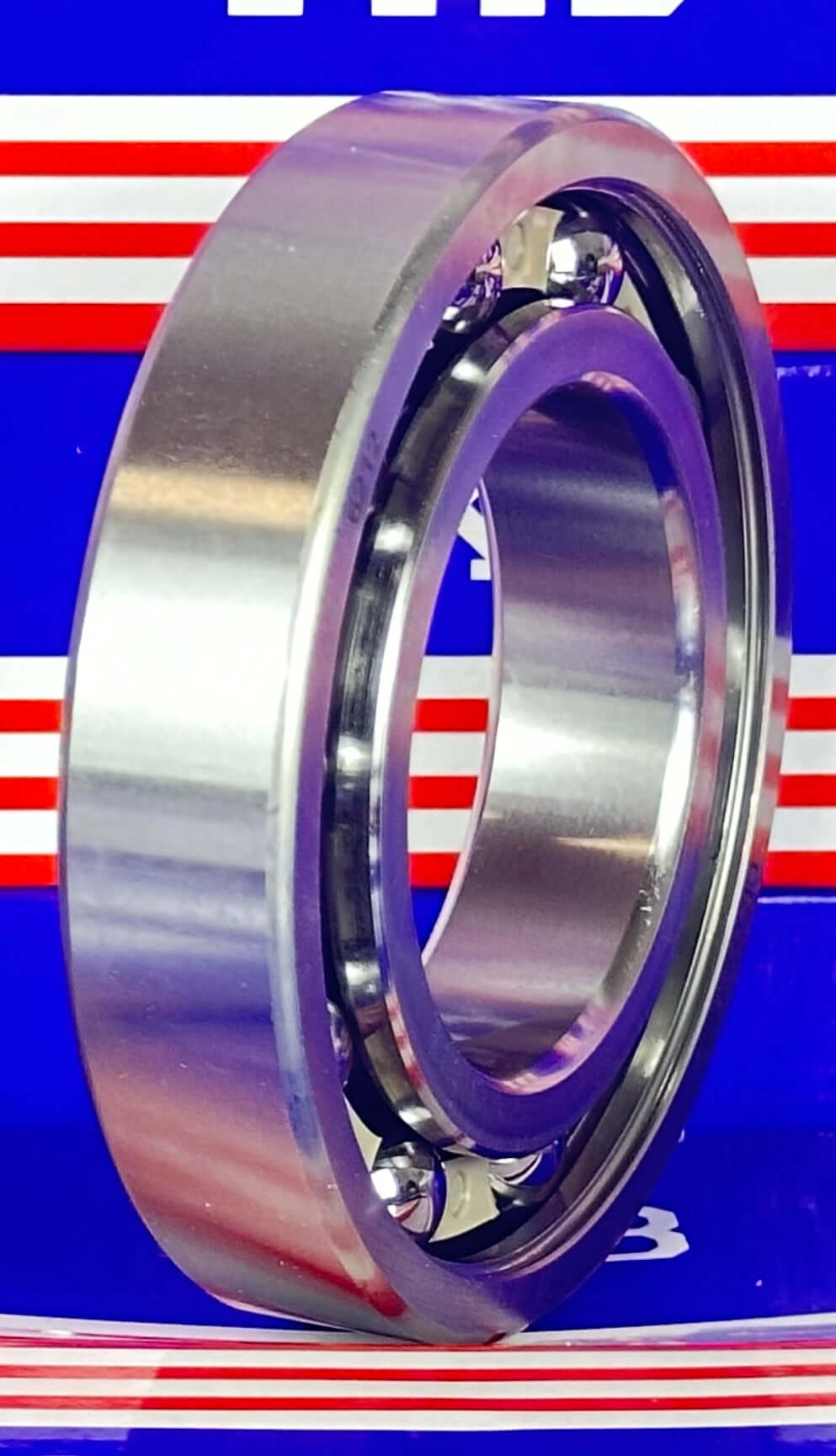 Cryogenic 6212 Ball Bearing Stainless Steel ABEC 3 PEEK cage