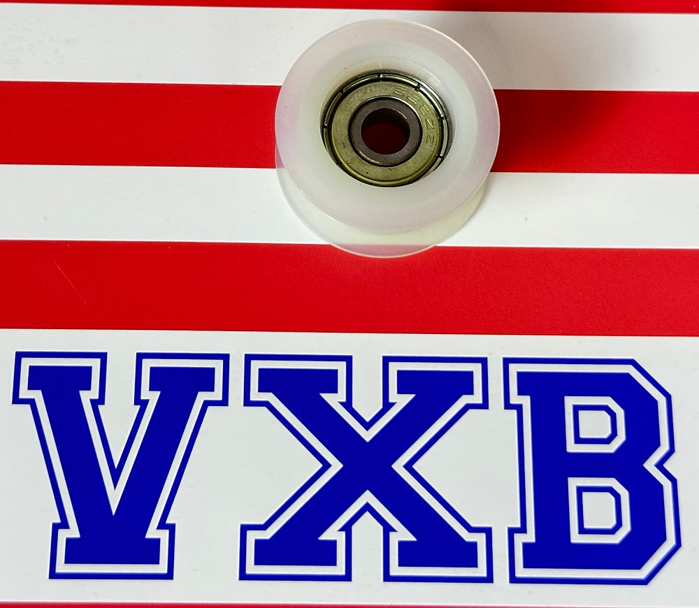 6mm Bore Bearing - 29mm H Groove Nylon Pulley Squared Groove Track Roller Bearing 6x29x13.5mm