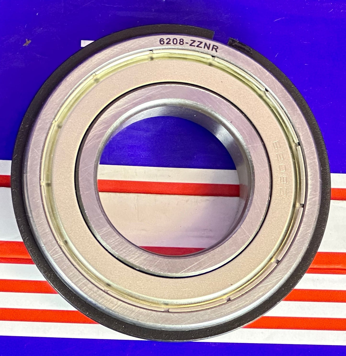 6208ZZNR Shielded Bearing - Snap Ring - 40x80x18mm