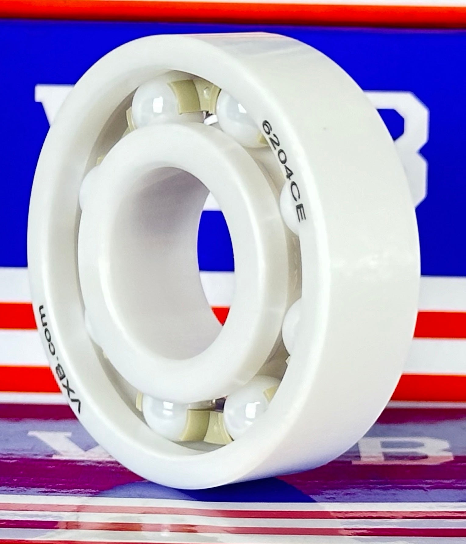 6204 Full Ceramic Bearing 20x47x14mm ZrO2 PEEK