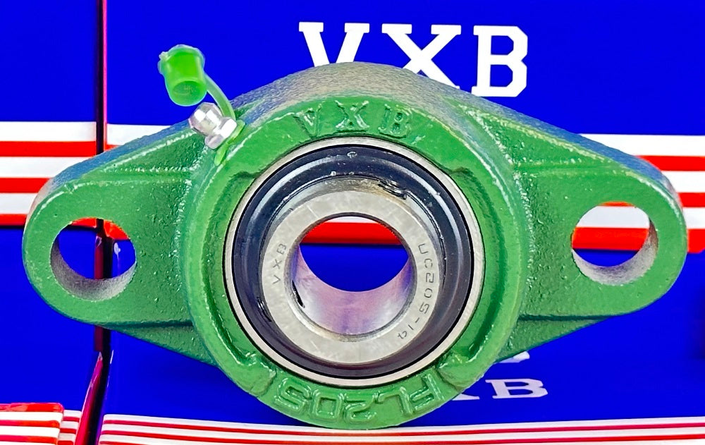 7/8 Bearing UCFL205-14 + 2-Bolt Flanged Housing Mounted Bearing