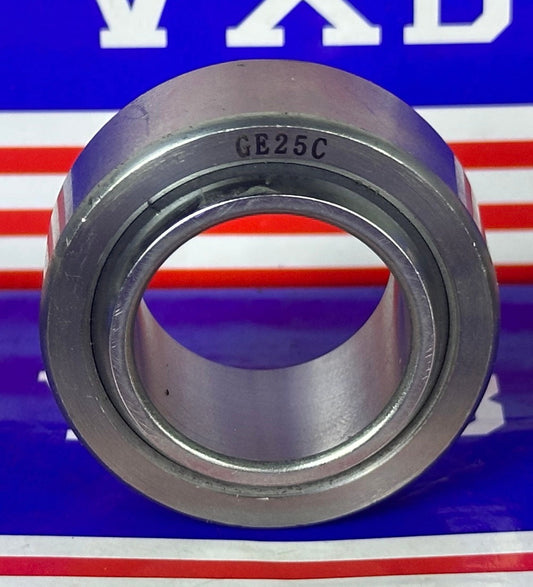 GE25C Maintenance Free Spherical Plain Bearing 25mm Steel - PTFE Composite