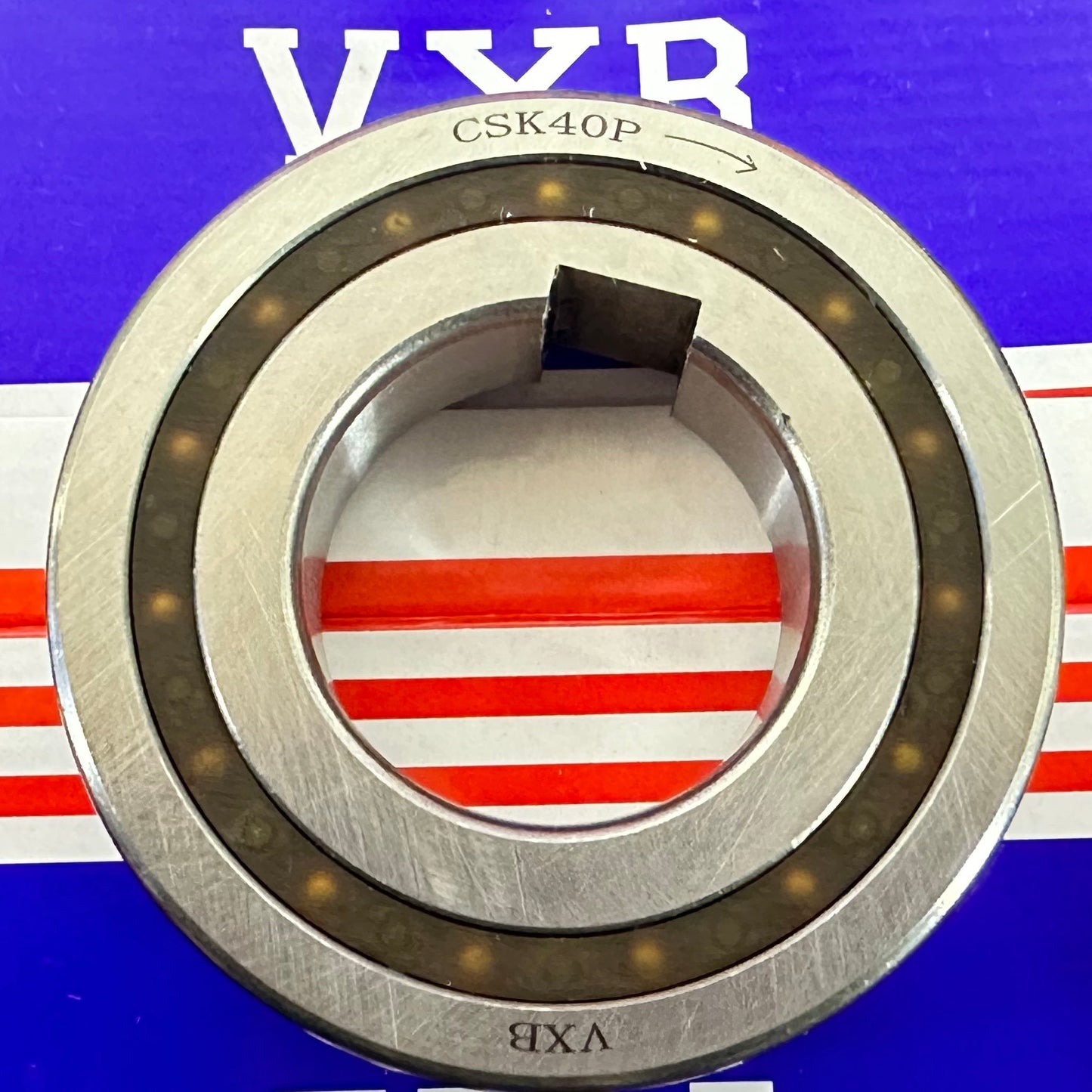 CSK40P One-Way Bearing Sprag Freewheel Clutch Bearing - One inner Ring Key-way