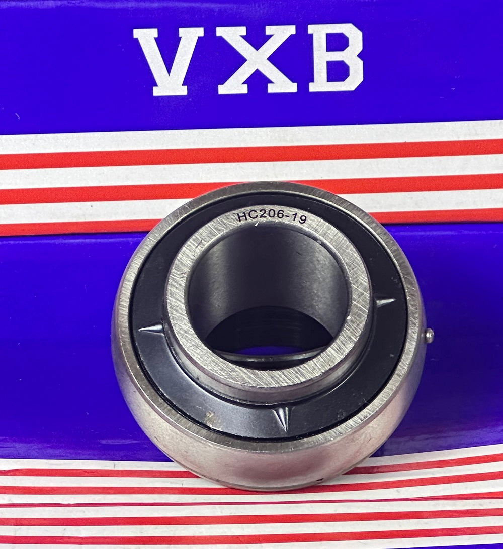 HC206-19 Bearing Insert 1 3/16 Inch Mounted