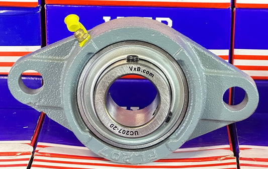 1-1/4 Bearing UCFL207-20 + 2-Bolt Flanged Housing Mounted Bearing