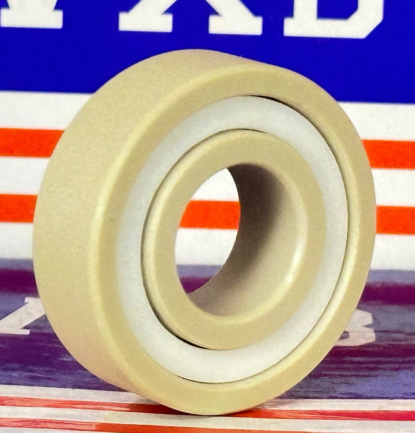 6202 PEEK Ball Bearing - Si₃N₄ Ceramic Balls - PTFE Cage - 15x35x11mm