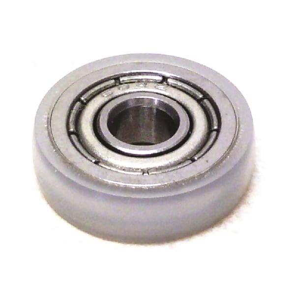 4mm Bore Bearing - 14mm nylon small plastic ball bearing roller Tire 4x14x4mm