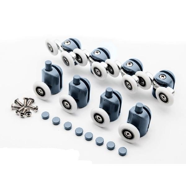 4mm to 6mm Shower Sliding Glass Door Hardware Rollers Kit