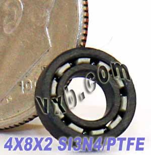 4x8 Full Ceramic Bearing 4x8x2 Silicon Nitride Miniature