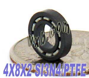 4x8 Full Ceramic Bearing 4x8x2 Silicon Nitride Miniature
