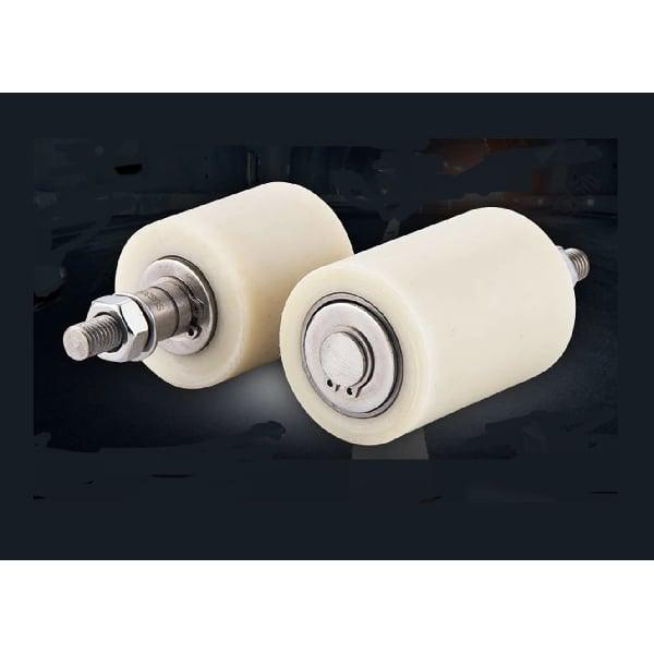 50x70mm Sliding Guide/Track Wheel Bolt & Nut Mounting