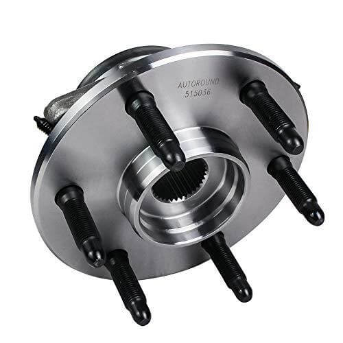 515036 Front Wheel Hub & Bearing Assembly for 4x4 4WD Chevy Silverado, Tahoe, Avalanche, Suburban, Express 1500, GMC Sierra, Yukon, Savana, Cadillac Escalade ESV EXT 6 Lug w/ABS
