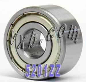 5201ZZ 12x32x15.9mm Shielded Angular Contact Ball Bearing