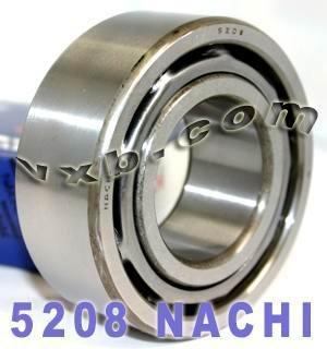 5208 Nachi Angular Contact Bearing - Double Row - 40x80x30.2 Japan Made