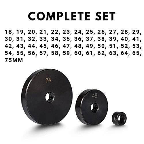 52-Piece Bushing Bearing Seal Driver Tool Set 3/4" to 2-15/16"