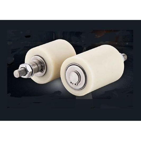 54x24mm Sliding Guide/Track Wheel Bolt & Nut Mounting