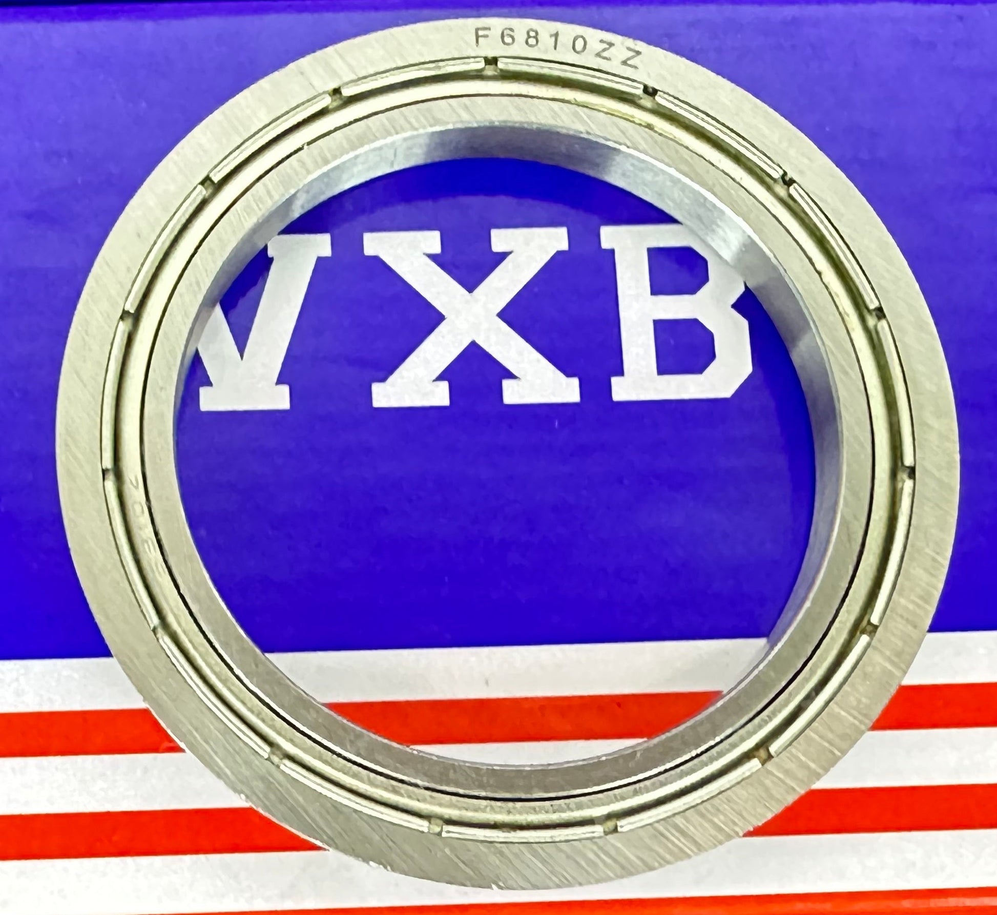 F6810ZZ Flanged Bearing Shielded Chrome Steel 50x65x7mm
