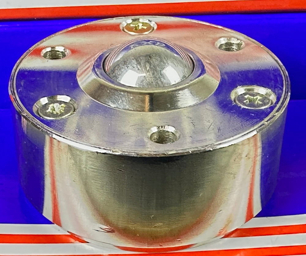 70mm Diameter x 40mm Flush Mount/Drop in Heavy Duty Machined Steel Ball Transfer Unit 264 lbs