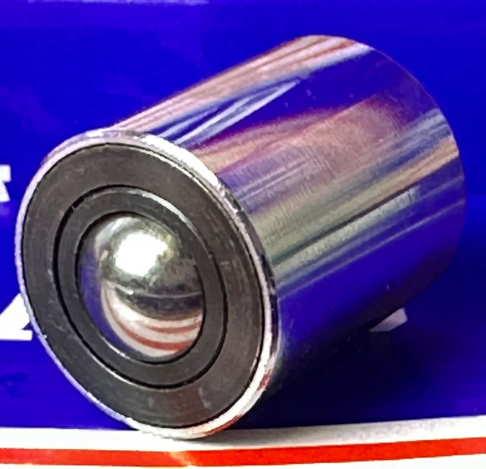 88 lbs Load Capacity Cylinder Spring Ball Transfer Bearing Unit