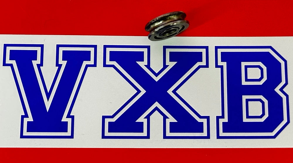 4mm Bore Bearing - 13mm Shielded Pulley U-Groove Track Roller Bearing 4x13x4mm