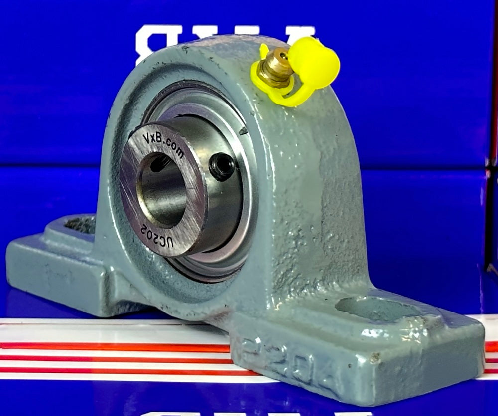 15mm Bearing UCP202 + Pillow Block Cast Housing Mounted Bearing