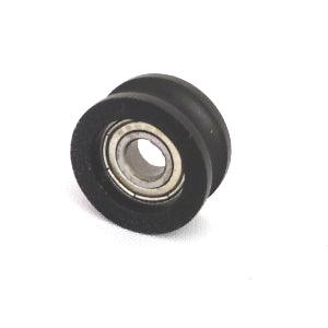 5mm Bore Bearing - 16mm Round Nylon Pulley U-Groove Track Roller Bearing 5x16x8.5mm