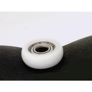 3mm Bore Bearing - 11mm White Plastic Tire 3x11x4mm round