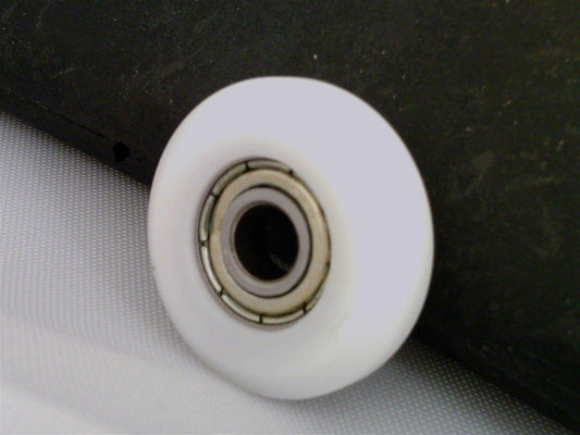 5mm Bore Bearing - 22mm White Plastic Tire 5x22x7mm
