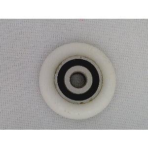 5mm Bore Bearing - 25mm White Plastic Tire 5x25x6mm