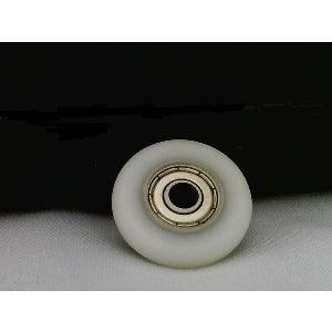 5mm Bore Bearing - 26mm White Plastic Tire 5x26x6mm