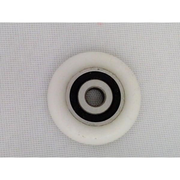 5mm Bore Bearing - 27mm White Plastic Tire 5x27x6mm