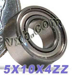 5x10 Bearing 5x10x4 - Shielded - Miniature