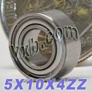 5x10 Bearing 5x10x4 - Shielded - Miniature