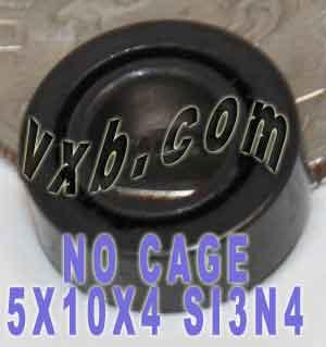5x10x4 Full Complement Full Ceramic Bearing Si3N4 Miniature