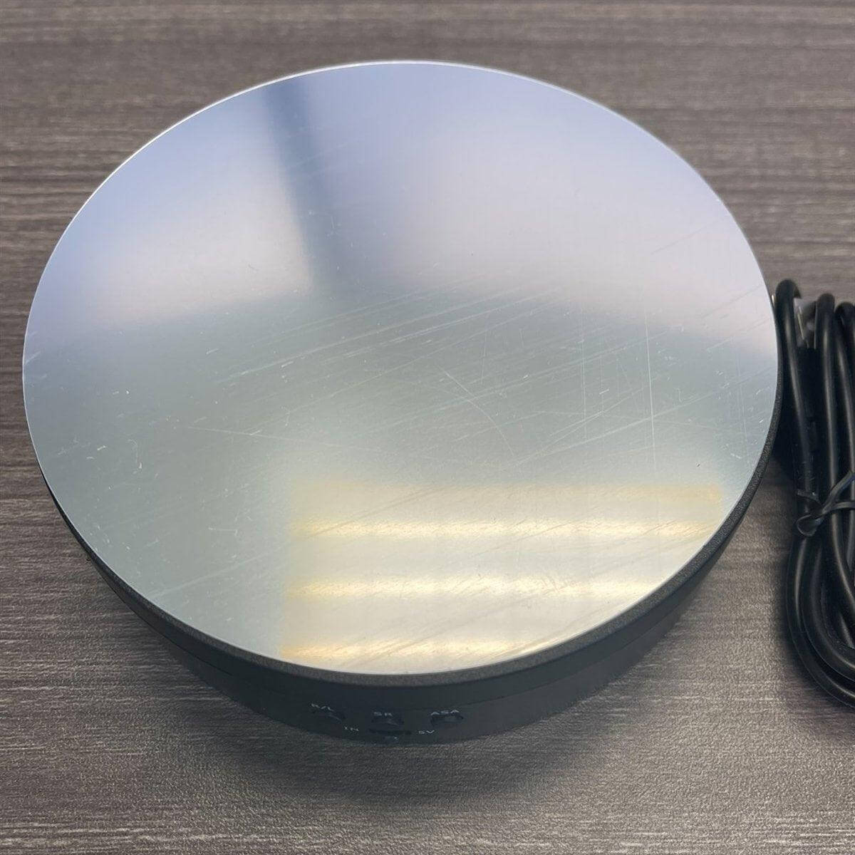 6" Electric Rotating Display Stand – Mirror Turntable USB/Battery