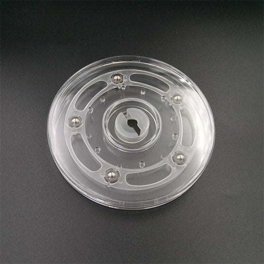 6" Dia. Clear Acrylic Lazy Susan Turntable Bearing