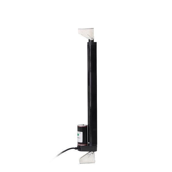 6 Inch Stroke 225 lbs DC 12 Volt Black Linear Actuator - mounting brackets