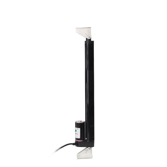 6 Inch Stroke 225 lbs DC 12 Volt Black Linear Actuator - mounting brackets