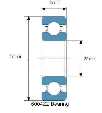 6004ZZ Bearing Deep Groove 6004ZZ