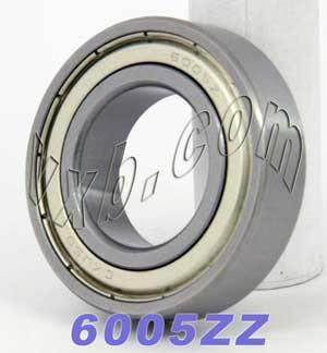 6005ZZ Bearing 25x47x12 Metal Shielded