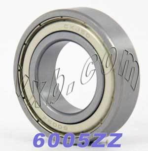 6005ZZ Bearing 25x47x12 Metal Shielded