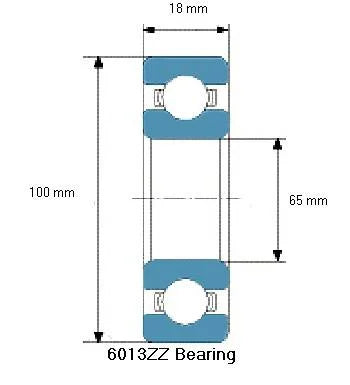 6013ZZ Bearing Deep Groove 6013ZZ