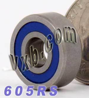 605RS Ball Bearing 5x14x5mm - Sealed - Miniature