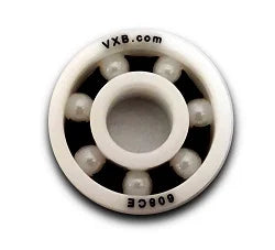 608-ZrO2 Full Ceramic Open Ball Bearing - Nylon Cage ID 8mm OD 22mm Width 7mm
