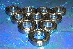 10-Pack 61902ZZ 15x28x7 Shielded Bearing